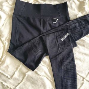 GYMSHARK Warp Knit Leggings * seamless